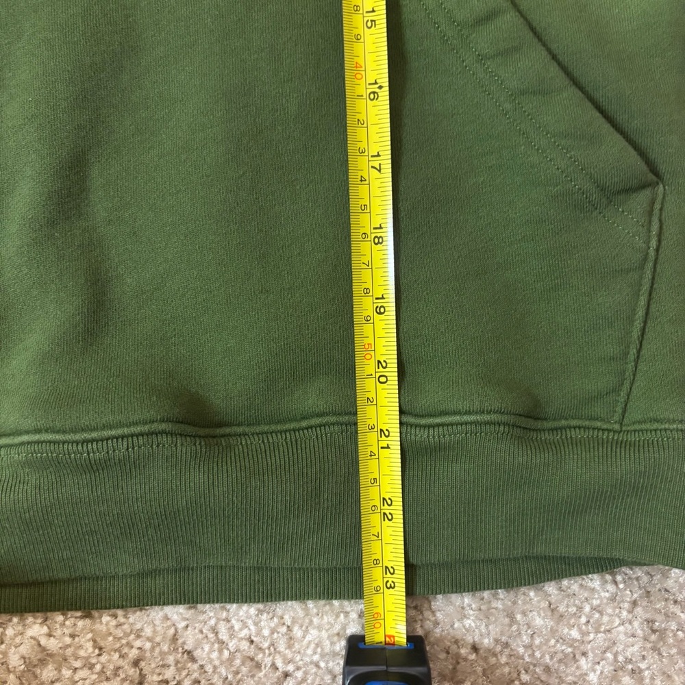 EUC Boys Carhartt Graphic Pullover Hoodie Chive Fleece Long Sleeve 14-16 Outdoor - Picture 10 of 10